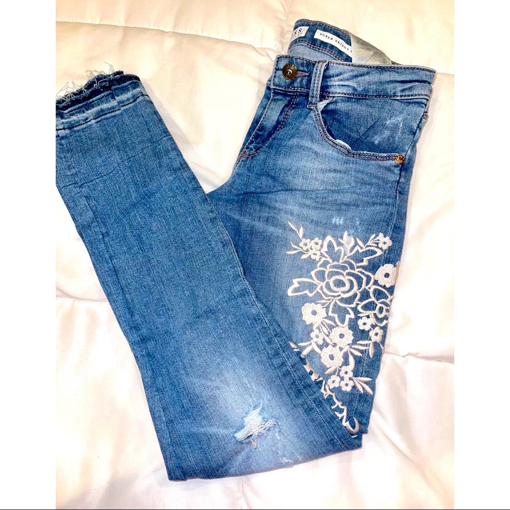 GUESS GIRLS SUPER SKINNY JEANS